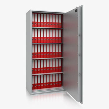Massiver Wertschutzschrank, Tresor, Safe, VdS Klasse 0/N, 4 Fachböden, feuerhemmend, definierter Einbruchschutz, 1.820 x 870 x 495 mm (HxBxT) Massiver Wertschutzschrank, Tresor, Safe, VdS Klasse 0/N, 4 Fachböden, feuerhemmend, definierter Einbruchschutz, 1.820 x 870 x 495 mm (HxBxT)