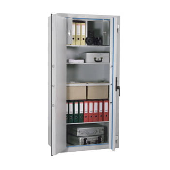 Wertschutzschrank - feuergeschützt - 1875x1305x527 mm - 4 Böden - 2-Türer - lichtgrau Wertschutzschrank - feuergeschützt - 1875x1305x527 mm - 4 Böden - 2-Türer - lichtgrau