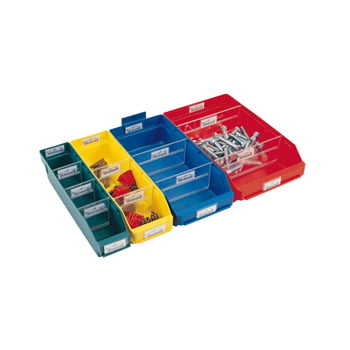Regalkästen - PP - 95x240x600 mm - 15 Stück - Sortierkästen - Farbe gelb Produktbild 0 Regalkästen - PP - 95x240x600 mm - 15 Stück - Sortierkästen - Farbe gelb online kaufen - Verwendung 0