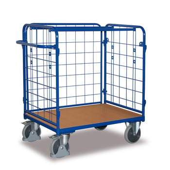 Paketwagen 3 Wände - Traglast 400 kg - Höhe 1.180 mm - Ladefläche 500 x 850 mm (BxT) Paketwagen 3 Wände - Traglast 400 kg - Höhe 1.180 mm - Ladefläche 500 x 850 mm (BxT)