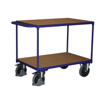 Schwerlast Tischwagen - 2 Etagen - Traglast 500 kg - Ladefläche 600 x 1.000 mm (BxT) Schwerlast Tischwagen - 2 Etagen - Traglast 500 kg - Ladefläche 600 x 1.000 mm (BxT)