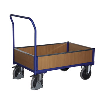 Kastenwagen mit Holz - Ladefläche 650 x 1.110 mm (BxT) - Traglast 500 kg Produktbild 0 Kastenwagen mit Holz - Ladefläche 650 x 1.110 mm (BxT) - Traglast 500 kg online kaufen - Verwendung 0