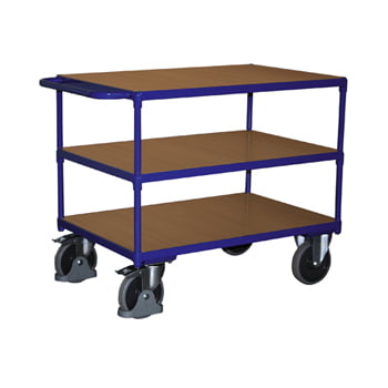 Schwerlast Tischwagen - 3 Etagen - Traglast 500 kg - Ladefläche 800 x 1.200 mm (BxT) Schwerlast Tischwagen - 3 Etagen - Traglast 500 kg - Ladefläche 800 x 1.200 mm (BxT)