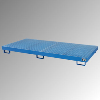 Regal-Bodenwanne f. Feldbreite 2.700 mm - 540 l - mit Gitterrost - verzinkt Produktbild 0 Regal-Bodenwanne f. Feldbreite 2.700 mm - 540 l - mit Gitterrost - verzinkt online kaufen - Verwendung 0