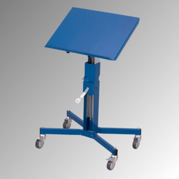 Materialständer - stufenlos höhenverstellbar - 150kg Traglast - Ladefläche 410 x 510 mm Materialständer - stufenlos höhenverstellbar - 150kg Traglast - Ladefläche 410 x 510 mm