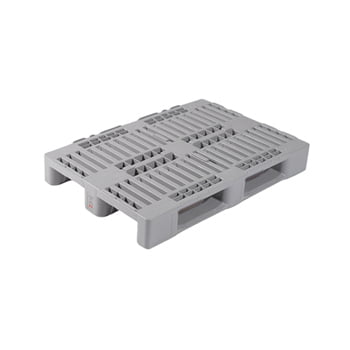 Hygienepalette H3 - mit 3 Kufen - aus PE-HD - Tragkraft stat./dynam. 5.000/1.000 kg - BxTxH 1.200x1.000x160 mm - Farbe grau Hygienepalette H3 - mit 3 Kufen - aus PE-HD - Tragkraft stat./dynam. 5.000/1.000 kg - BxTxH 1.200x1.000x160 mm - Farbe grau