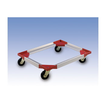 Untersetzwagen zu eckigem Behälter - 800x600mm - ABS-Kunststoff/Aluminium - Tragkraft 250kg - mit 4 Lenkrollen Untersetzwagen zu eckigem Behälter - 800x600mm - ABS-Kunststoff/Aluminium - Tragkraft 250kg - mit 4 Lenkrollen