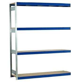 Weitspannregal - 3.000 x 2.010 x 600 mm (HxBxT) - 2,5 t - Anbauregal - Holzpaneele Produktbild 0 Weitspannregal - 3.000 x 2.010 x 600 mm (HxBxT) - 2,5 t - Anbauregal - Holzpaneele online kaufen - Verwendung 0