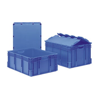 Euro-Stapelbehälter - Volumen 174 l - 60 kg - 420 x 600 x 800 mm (HxBxT) - Polypropylen - blau Euro-Stapelbehälter - Volumen 174 l - 60 kg - 420 x 600 x 800 mm (HxBxT) - Polypropylen - blau