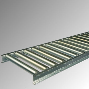 Schwerlast-Rollenbahn mit Stahlrollen - BxL 400 x 1.000 mm - Achsabstand 156 mm Schwerlast-Rollenbahn mit Stahlrollen - BxL 400 x 1.000 mm - Achsabstand 156 mm