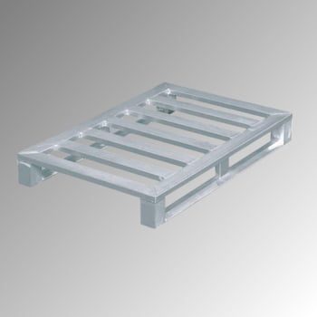 Aluminium Flachpalette - Kufen und Eckfüße - Breite 800 mm - Tragkraft 1.500 kg - Zarges Aluminium Flachpalette - Kufen und Eckfüße - Breite 800 mm - Tragkraft 1.500 kg - Zarges