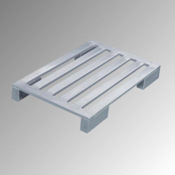 Aluminium Flachpalette - lange Eckfüße - Breite 800 mm - Tragkraft 1.000 kg - Zarges Aluminium Flachpalette - lange Eckfüße - Breite 800 mm - Tragkraft 1.000 kg - Zarges