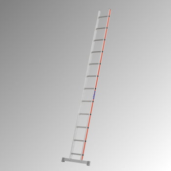 Aluminium-Sprossenanlegeleiter - 3.470 x 697 mm (LxB) - 12 Sprossen - Aluleiter Hymer Aluminium-Sprossenanlegeleiter - 3.470 x 697 mm (LxB) - 12 Sprossen - Aluleiter Hymer