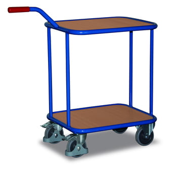 Griffroller - 2 Ladeflächen - 200 kg - 910 x 455 x 940 mm (HxBxT) - Holzwerkstoffplatte Griffroller - 2 Ladeflächen - 200 kg - 910 x 455 x 940 mm (HxBxT) - Holzwerkstoffplatte