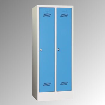 Spindschrank f. Schulen - mit Sockel - Höhe 1.600 mm - 3 Abteile a 300 mm - Zylinderschloss - lichtgrau/enzianblau Produktbild 0 Spindschrank f. Schulen - mit Sockel - Höhe 1.600 mm - 3 Abteile a 300 mm - Zylinderschloss - lichtgrau/enzianblau online kaufen - Verwendung 0