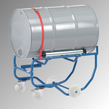 Fetra - Fasskipper für 200 l Fässer - Tragkraft 250 kg - fahrbar - Hebelstange - Stahlrollen Fetra - Fasskipper für 200 l Fässer - Tragkraft 250 kg - fahrbar - Hebelstange - Stahlrollen