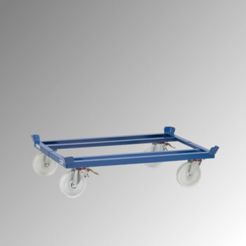 Fetra Palettenfahrgestell für Routenzüge - Tragkraft 1.050 kg - 327 x 1.055 x 1.255 mm (HxBxT) - Polyamid Rollen Fetra Palettenfahrgestell für Routenzüge - Tragkraft 1.050 kg - 327 x 1.055 x 1.255 mm (HxBxT) - Polyamid Rollen