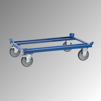 Fetra Palettenfahrgestell - Tragkraft 750 kg - 329 x 855 x 1.255 mm (HxBxT) - TPE Rollen Fetra Palettenfahrgestell - Tragkraft 750 kg - 329 x 855 x 1.255 mm (HxBxT) - TPE Rollen
