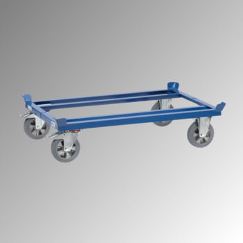 Fetra Palettenfahrgestell - Tragkraft 1.200 kg - 329 x 855 x 1.255 mm (HxBxT) - Vollgummi Rollen Fetra Palettenfahrgestell - Tragkraft 1.200 kg - 329 x 855 x 1.255 mm (HxBxT) - Vollgummi Rollen