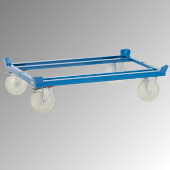 Fetra Palettenfahrgestell - Tragkraft 1.050 kg - 329 x 855 x 1.255 mm (HxBxT) - Polyamid Rollen Fetra Palettenfahrgestell - Tragkraft 1.050 kg - 329 x 855 x 1.255 mm (HxBxT) - Polyamid Rollen