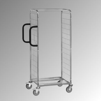 Fetra - Kommissionierwagen - Tragkraft 200 kg - Höhe 1.625 mm - Ladefläche 510 x 650 mm (BxT) - verzinkt Fetra - Kommissionierwagen - Tragkraft 200 kg - Höhe 1.625 mm - Ladefläche 510 x 650 mm (BxT) - verzinkt