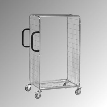 Fetra - Kommissionierwagen - Tragkraft 300 kg - Höhe 1.625 mm - Ladefläche 610 x 850 mm (BxT) - verzinkt Fetra - Kommissionierwagen - Tragkraft 300 kg - Höhe 1.625 mm - Ladefläche 610 x 850 mm (BxT) - verzinkt