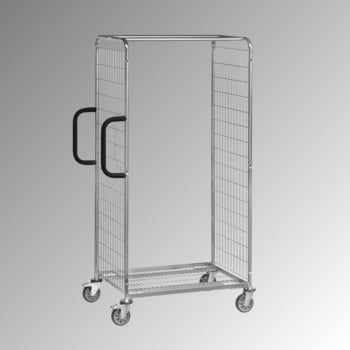 Fetra - Kommissionierwagen - Tragkraft 300 kg - Höhe 1.825 mm - Ladefläche 610 x 850 mm (BxT) - verzinkt Fetra - Kommissionierwagen - Tragkraft 300 kg - Höhe 1.825 mm - Ladefläche 610 x 850 mm (BxT) - verzinkt