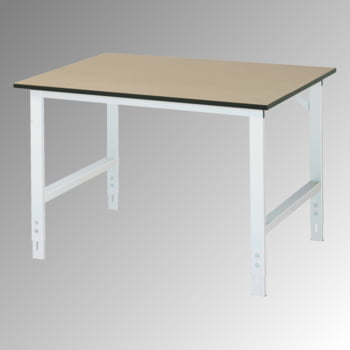 Arbeitstisch - MDF Arbeitsplatte - Tragkraft 500 kg - Höhe 760-1.080 mm - 1.250 x 800 mm (BxT) - lichtgrau Arbeitstisch - MDF Arbeitsplatte - Tragkraft 500 kg - Höhe 760-1.080 mm - 1.250 x 800 mm (BxT) - lichtgrau