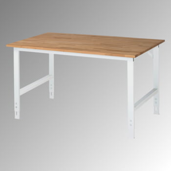 Arbeitstisch - Arbeitsplatte Buche - Tragkraft 500 kg - Höhe 760-1.080 mm - 1.500 x 800 mm (BxT) - lichtgrau Produktbild 0 Arbeitstisch - Arbeitsplatte Buche - Tragkraft 500 kg - Höhe 760-1.080 mm - 1.500 x 800 mm (BxT) - lichtgrau online kaufen - Verwendung 0