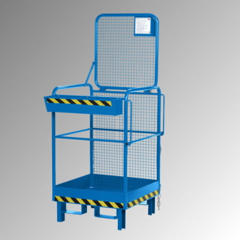 Arbeitsbühne - Stützfüße - Traglast 120 kg - 2.020 x 800 x 800 mm (HxBxT) - enzianblau Arbeitsbühne - Stützfüße - Traglast 120 kg - 2.020 x 800 x 800 mm (HxBxT) - enzianblau
