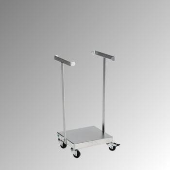Müllsackständer - für 60 l Säcke - fahrbar - 700 x 330 x 290 mm (HxBxT) - Stahl Müllsackständer - für 60 l Säcke - fahrbar - 700 x 330 x 290 mm (HxBxT) - Stahl