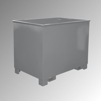 Container - 3-fach stapelbar - Volumen 800 l - Traglast 1.000 kg - 975 x 1.240 x 840 mm (HxBxT) - mausgrau Produktbild 0 Container - 3-fach stapelbar - Volumen 800 l - Traglast 1.000 kg - 975 x 1.240 x 840 mm (HxBxT) - mausgrau online kaufen - Verwendung 0