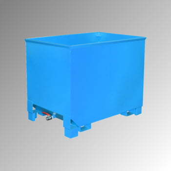 Spänekasten - 3-fach stapelbar - Volumen 300 l - Traglast 500 kg - 795 x 840 x 620 mm (HxBxT) - lichtblau Spänekasten - 3-fach stapelbar - Volumen 300 l - Traglast 500 kg - 795 x 840 x 620 mm (HxBxT) - lichtblau