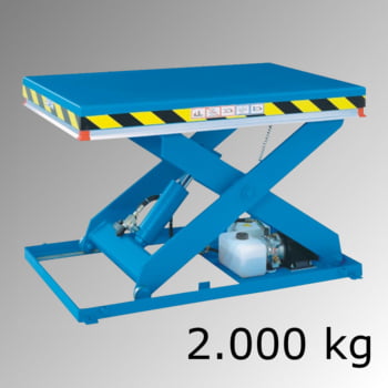 Scherenhubtisch - (BxL) 1.000 x 2.000 mm - Last 2.000 kg - Hub 260 - 1.560 mm Produktbild 0 Scherenhubtisch - (BxL) 1.000 x 2.000 mm - Last 2.000 kg - Hub 260 - 1.560 mm online kaufen - Verwendung 0
