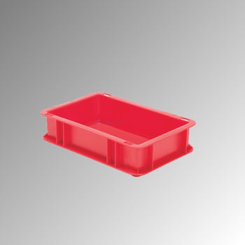 Eurobox - Eurokasten - Volumen 2,7 l - Boden und Wände geschlossen - 75 x 200 x 300 mm (HxBxT) - VE 8 Stk. - grün Eurobox - Eurokasten - Volumen 2,7 l - Boden und Wände geschlossen - 75 x 200 x 300 mm (HxBxT) - VE 8 Stk. - grün