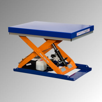 Kompakt Hubtisch - Traglast 500 kg - max. Hub: 760 mm - 600 x 900 mm (BxT) - Hubzeit: 12 sec Kompakt Hubtisch - Traglast 500 kg - max. Hub: 760 mm - 600 x 900 mm (BxT) - Hubzeit: 12 sec