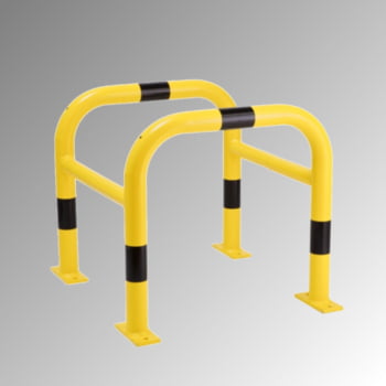 Säulen Rammschutz - Höhe 600 mm - quadratisch - Breite / Tiefe 720 mm - kunststoffbeschichtet - gelb / schwarz Produktbild 0 Säulen Rammschutz - Höhe 600 mm - quadratisch - Breite / Tiefe 720 mm - kunststoffbeschichtet - gelb / schwarz online kaufen - Verwendung 0