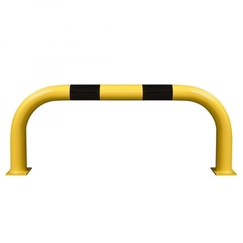Extra starker Rammschutz-Bügel, Outdoor, Anfahrschutz aus Gütestahl, 600 mm Höhe, 1.500 mm Breite, feuerverzinkt und gelb kunststoffbeschichtet Produktbild 0 Extra starker Rammschutz-Bügel, Outdoor, Anfahrschutz aus Gütestahl, 600 mm Höhe, 1.500 mm Breite, feuerverzinkt und gelb kunststoffbeschichtet online kaufen - Verwendung 0