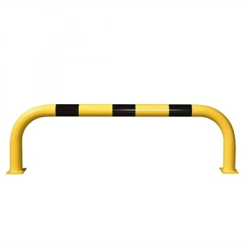 Extra starker Rammschutz-Bügel, Outdoor, Anfahrschutz aus Gütestahl, 1.200 mm Höhe, 2.000 mm Breite, feuerverzinkt und gelb kunststoffbeschichtet Extra starker Rammschutz-Bügel, Outdoor, Anfahrschutz aus Gütestahl, 1.200 mm Höhe, 2.000 mm Breite, feuerverzinkt und gelb kunststoffbeschichtet