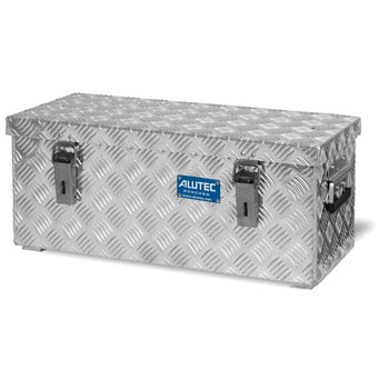 Riffelblech Aluminiumbox - Aluminiumbehälter - Transportbehälter - Griffe und Verschlüsse aus Edelstahl - 37 l Vol. - 270 x 622 x 275 mm (HxBxT) Riffelblech Aluminiumbox - Aluminiumbehälter - Transportbehälter - Griffe und Verschlüsse aus Edelstahl - 37 l Vol. - 270 x 622 x 275 mm (HxBxT)