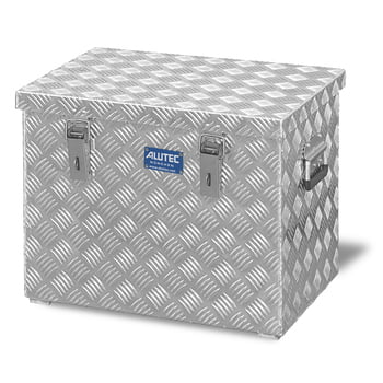 Riffelblech Aluminiumbox - Aluminiumbehälter - Transportbehälter - Griffe und Verschlüsse aus Edelstahl - 70 l Vol. - 420 x 522 x 375 mm (HxBxT) Riffelblech Aluminiumbox - Aluminiumbehälter - Transportbehälter - Griffe und Verschlüsse aus Edelstahl - 70 l Vol. - 420 x 522 x 375 mm (HxBxT)
