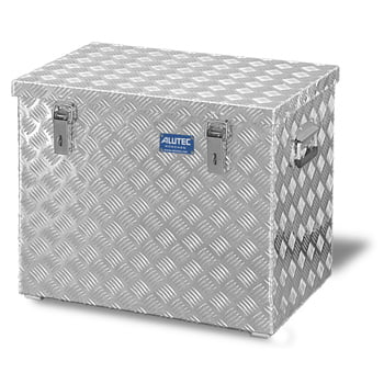 Riffelblech Aluminiumbox - Aluminiumbehälter - Transportbehälter - Griffe und Verschlüsse aus Edelstahl - 120 l Vol. - 520 x 622 x 425 mm (HxBxT) Riffelblech Aluminiumbox - Aluminiumbehälter - Transportbehälter - Griffe und Verschlüsse aus Edelstahl - 120 l Vol. - 520 x 622 x 425 mm (HxBxT)