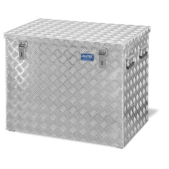 Riffelblech Aluminiumbox - Aluminiumbehälter - Transportbehälter - Griffe und Verschlüsse aus Edelstahl - 234 l Vol. - 645 x 772 x 525 mm (HxBxT) Riffelblech Aluminiumbox - Aluminiumbehälter - Transportbehälter - Griffe und Verschlüsse aus Edelstahl - 234 l Vol. - 645 x 772 x 525 mm (HxBxT)