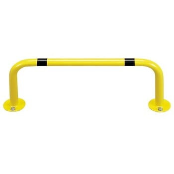 Rammschutz-Bügel für den Innenbereich, Rammschutzgeländer aus Stahl, 300 mm Höhe, 750 mm Breite, Durchmesser 42,4 mm Rammschutz-Bügel für den Innenbereich, Rammschutzgeländer aus Stahl, 300 mm Höhe, 750 mm Breite, Durchmesser 42,4 mm