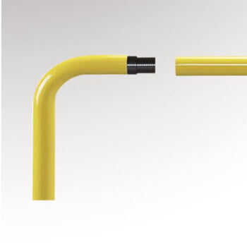 Bogen 90 Grad für Rammschutz Geländer System Flex - Outdoor Baukastensystem - Anfahrschutz aus Stahl - sichert Wege und Bereiche - zinkgelb Produktbild 0 Bogen 90 Grad für Rammschutz Geländer System Flex - Outdoor Baukastensystem - Anfahrschutz aus Stahl - sichert Wege und Bereiche - zinkgelb online kaufen - Verwendung 0