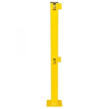 Eckpfosten für das Rammschutz-Geländer System Profi - Indoor Baukastensystem - flexibel und erweiterbar - Anfahrschutz aus Gütestahl Eckpfosten für das Rammschutz-Geländer System Profi - Indoor Baukastensystem - flexibel und erweiterbar - Anfahrschutz aus Gütestahl