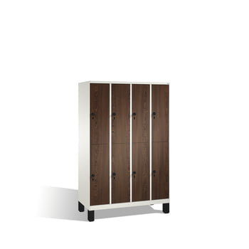 Schließfachschrank, Fächerschrank, Spindschrank, 8 Fächer (2 x 4) a 300 mm, Farbe schwarzgrau, Türen Holzdekor Esche, 1.850 x 1.200 x 500 mm (HxBxT) Produktbild 0 Schließfachschrank, Fächerschrank, Spindschrank, 8 Fächer (2 x 4) a 300 mm, Farbe schwarzgrau, Türen Holzdekor Esche, 1.850 x 1.200 x 500 mm (HxBxT) online kaufen - Verwendung 0