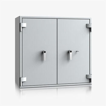 Dokumententresor, Geldschrank, Safe, VdS Klasse 1, 60 Minuten feuerfest, Türen 2-flügelig, 1 Fachboden, 901 x 975 x 459 mm (HxBxT), lichtgrau Dokumententresor, Geldschrank, Safe, VdS Klasse 1, 60 Minuten feuerfest, Türen 2-flügelig, 1 Fachboden, 901 x 975 x 459 mm (HxBxT), lichtgrau
