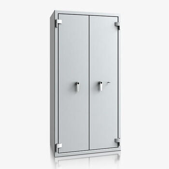 Massiver Aktentresor, Wertschutzschrank, Geldschrank, Safe, VdS Klasse II (2) Einbruchsicher, 30 Min feuerfest, 1.950 x 950 x 550 (HxBxT), lichtgrau Massiver Aktentresor, Wertschutzschrank, Geldschrank, Safe, VdS Klasse II (2) Einbruchsicher, 30 Min feuerfest, 1.950 x 950 x 550 (HxBxT), lichtgrau