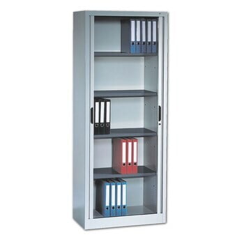 C+P Omnispace, Rollladenschrank, Aktenschrank, Büroschrank, Stahlschrank, abschließbar, 4 Fachböden, Farbe lichtgrau, 1.980 x 1.200 x 420 mm (HxBxT) Produktbild 0 C+P Omnispace, Rollladenschrank, Aktenschrank, Büroschrank, Stahlschrank, abschließbar, 4 Fachböden, Farbe lichtgrau, 1.980 x 1.200 x 420 mm (HxBxT) online kaufen - Verwendung 0